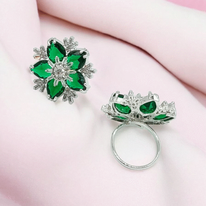 Green AD Ring, Elegant & Stylish