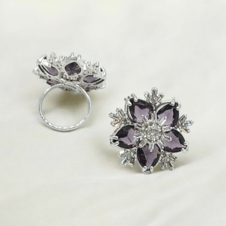 Purple AD Ring, Royal Elegance
