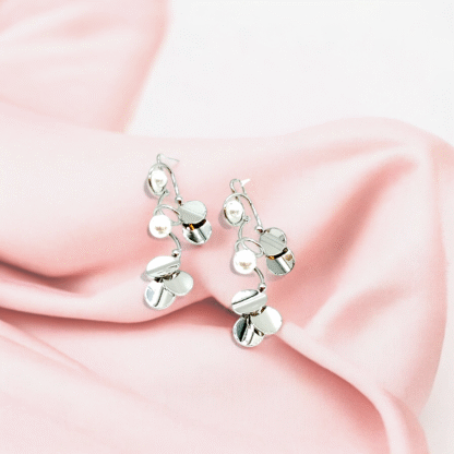White Floral Earrings | Fashion Jewellery