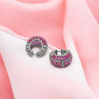 Peach Hoop Earrings ? Chic Elegance for Everyday & Festive Style