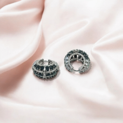 Blue Hoop Earrings ? Elegant & Contemporary Style