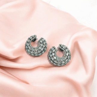 White Hoop Earrings ? Timeless Elegance in Minimalist Style