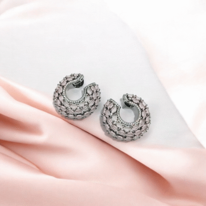 White Hoop Earrings ? Timeless Elegance in Minimalist Style