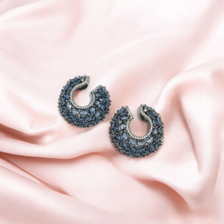 Blue Hoop Earrings ? Bold & Stylish Statement