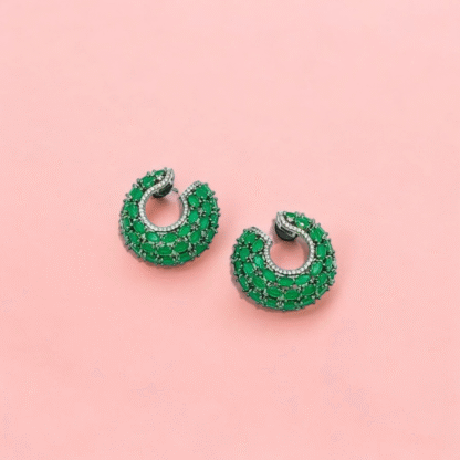 Green Hoop Earrings ? Fresh & Timeless Charm