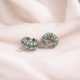 White Hoop Earrings ? Timeless Elegance in Minimalist Style