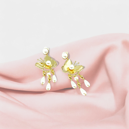 Golden Butterfly Earrings | Fashion Jewellery