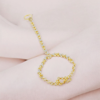 Golden Hathphool – Traditional Bridal Hand Ornament