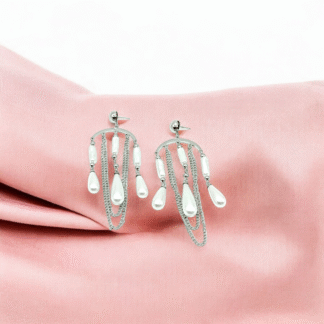 White Floral Earrings | Fashion Jewellery