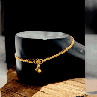 Golden Anklets | Paramount Jewels Foot Adornment