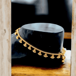 Golden Anklets | Ethnic Foot Jewellery