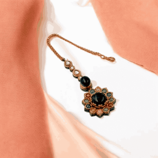 Multi Colour Heritage Tika | Traditional Bridal Headpiece