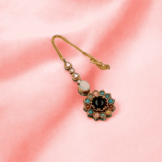 Multi Colour Heritage Tika | Traditional Bridal Headpiece