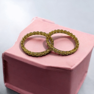 Golden Bangles | Elegant Designer Jewellery