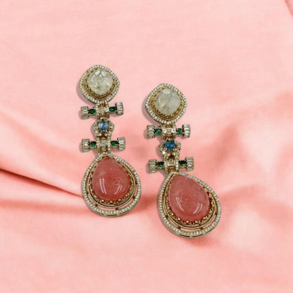 Multi Colour Heritage Earrings | Traditional Ethnic Jewellery
