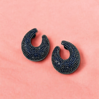 Blue AD Earrings | Sparkling Party & Festive Jewellery