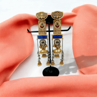 Multi Colour Silver Look Alike Earrings | Fashion Jewellery