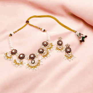 Multi Colour Kundan Necklace | Traditional Bridal Jewellery