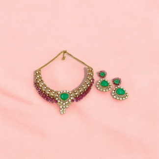 Multi Colour AD Necklace | Designer Party & Festive Jewellery