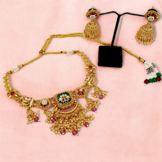 Golden Temple Necklace | Traditional South Indian Jewellery