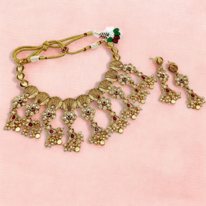 Golden Temple Necklace | Traditional South Indian Jewellery