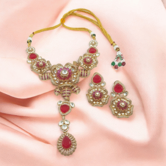 Multi Colour Moissanite Necklace | Radiant Luxury with a Vibrant Touch