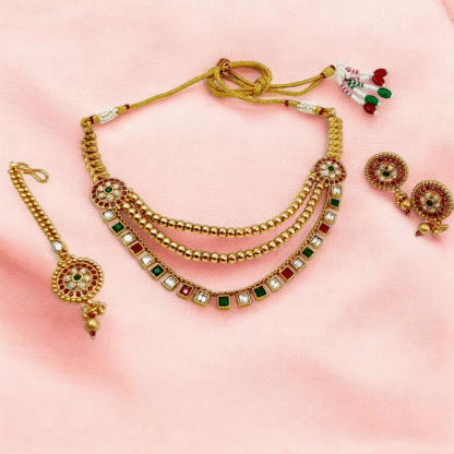 Golden Temple Necklace | Traditional South Indian Jewellery