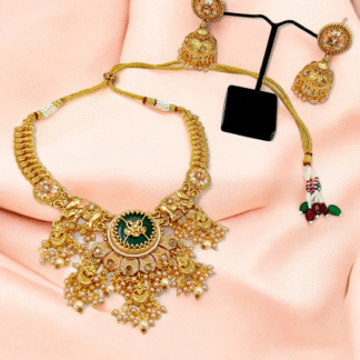 Golden Temple Necklace | Traditional South Indian Jewellery