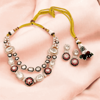 Multi Colour Kundan Necklace | Traditional Bridal Jewellery