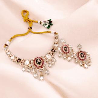 Multi Colour Kundan Necklace | Traditional Bridal Jewellery