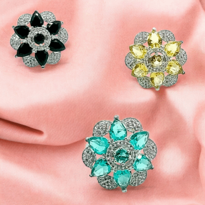 Golden AD Adjustable Ring | Elegant Sparkle for Every Occasion