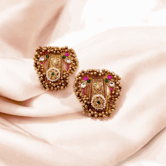 Multi Colour Silver Look Alike Tops | Oxidised Daily Wear Earrings