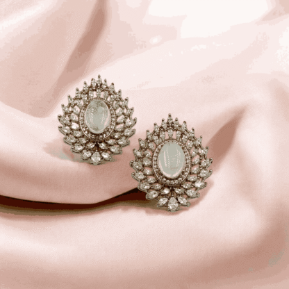 White Moissanite Top | Elegant Designer Jewellery