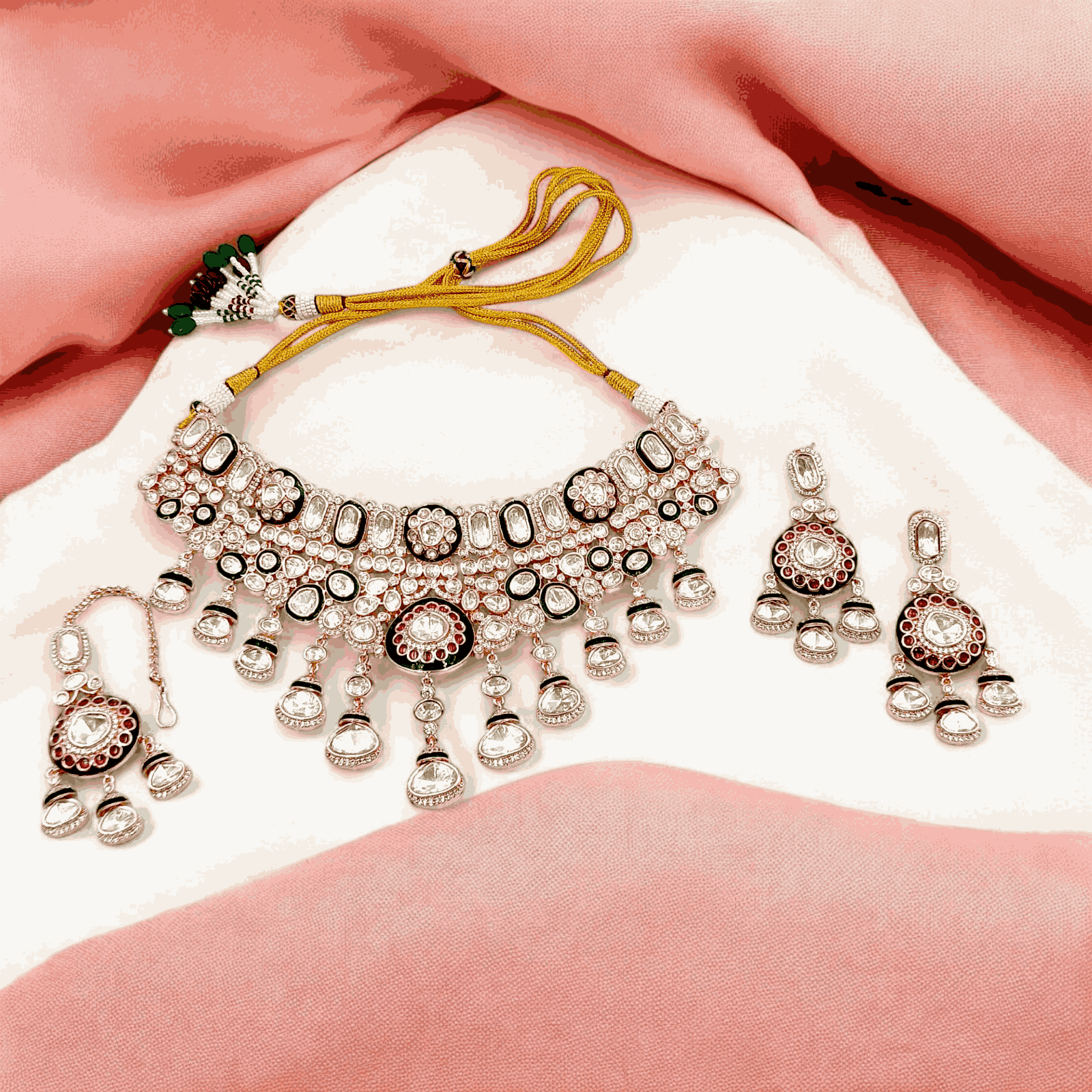 Multi Colour Kundan Choker Necklace | Elegant Designer Jewellery