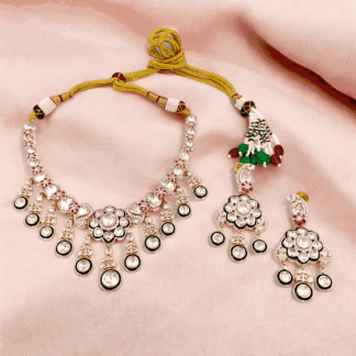 Multi Colour Kundan Necklace | Traditional Bridal Jewellery