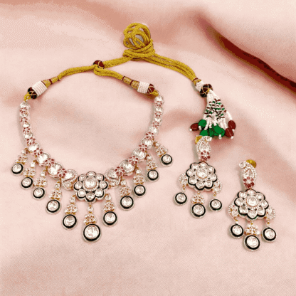 Multi Colour Kundan Necklace | Traditional Bridal Jewellery