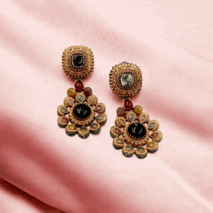 Multi Colour Heritage Earrings | Traditional Designer Jewellery