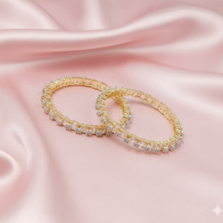 Golden AD Sparkle Bangles