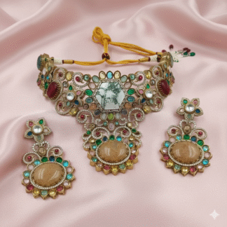 Royal Vintage Multistone Choker Set