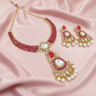 Pink Moissanite Hasli