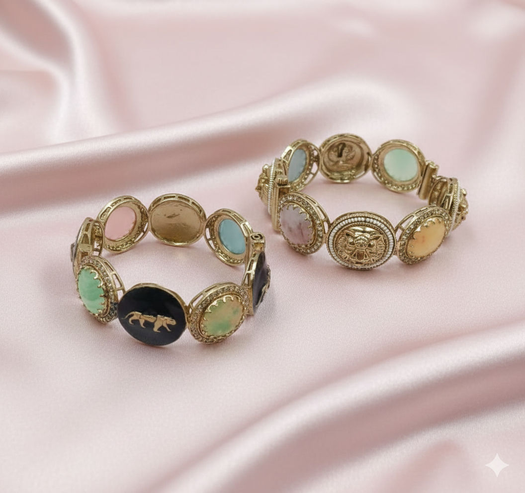 Vintage Multicolour Stone Bracelet