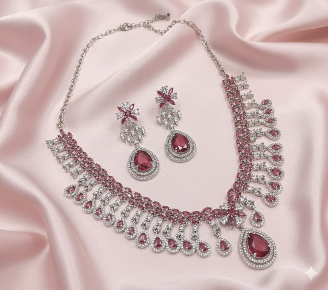 Crimson Royale AD Necklace Set