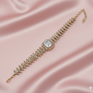 Crystal Crown AD Mehandi Polish Bracelet