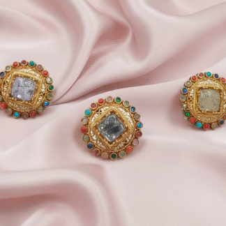 Royal Heritage Floral Cluster Ring