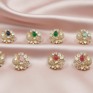 Royal Moissanite Peacock Filigree Tops