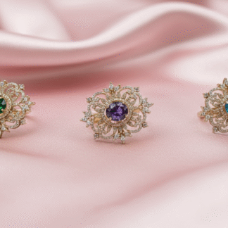 Majestic Peacock Filigree Tops