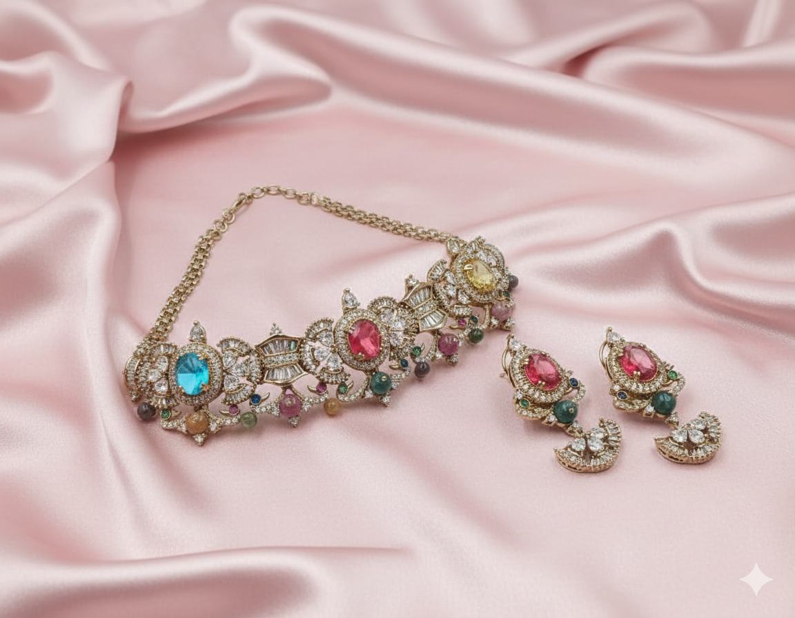 Heritage Royale Multicolour Choker Set