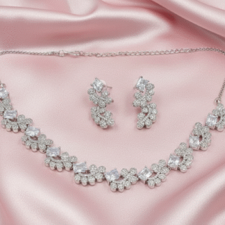 White AD Necklace Set