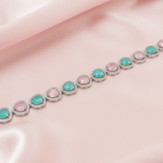 Royal Sapphire Blue Square AD Bracelet