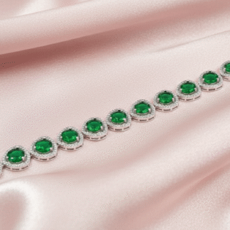 Royal Sapphire Blue Square AD Bracelet